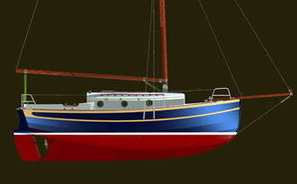 проект гафельного тендера 6 метров