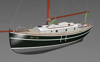 чертежи яхты гафельный тендер 10метров