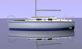 проект яхты 9 метров